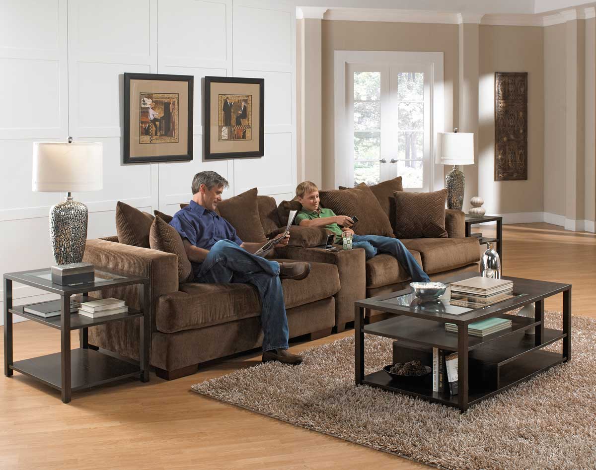 Jackson Ferguson Sectional Sofa Set A - Leather Color