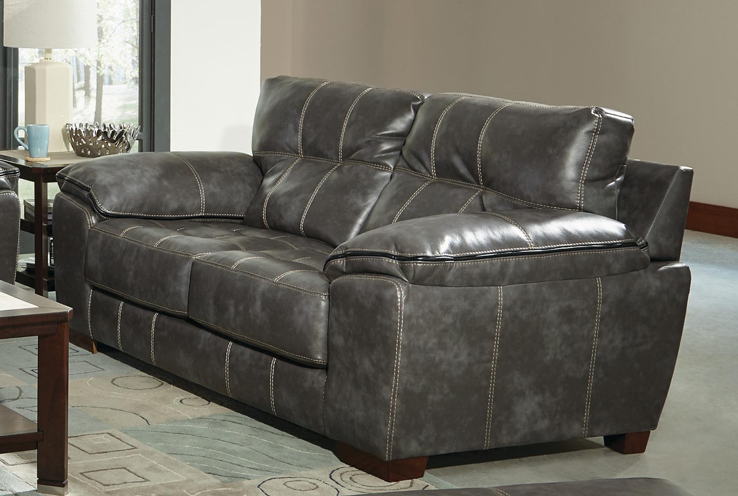 Jackson Hudson Loveseat - Steel