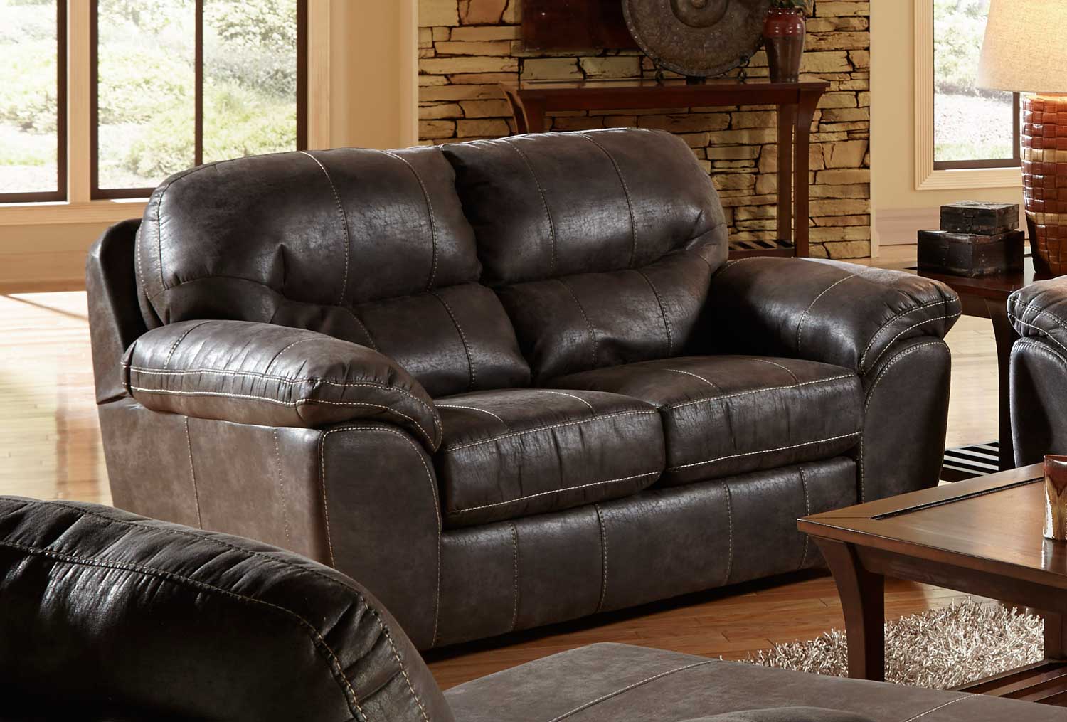jackson bonded leather sofa