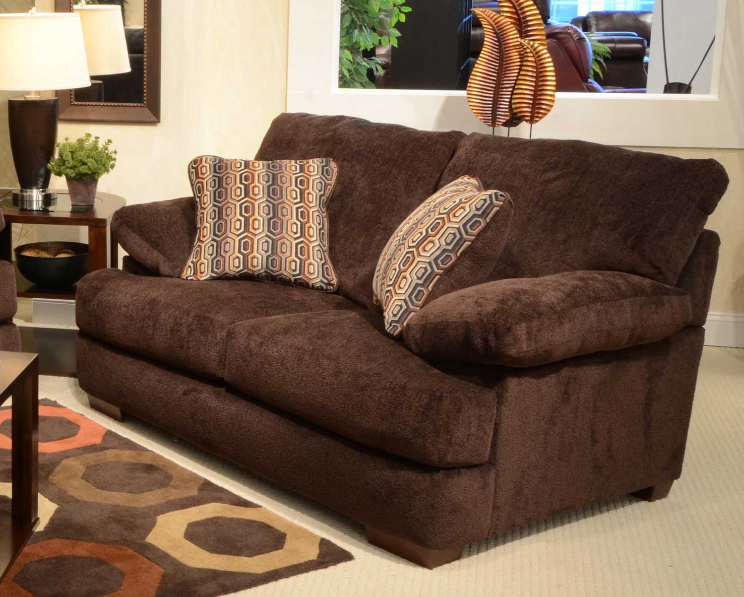 Jackson Armstrong Loveseat - Chocolate Color