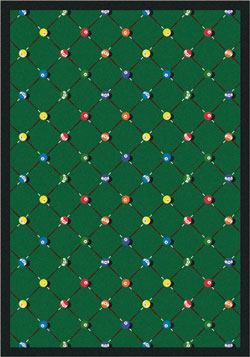 Joy Carpet Billiards Rug - Green