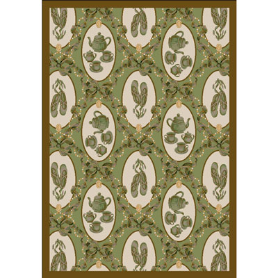 Joy Carpet Ribbons and Bows Rug - Green