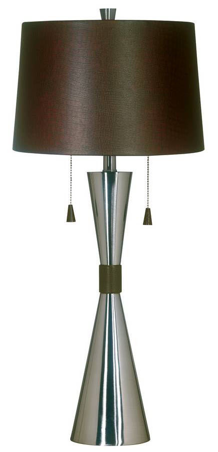 Kenroy Home Bella Table Lamp - Brushed Steel