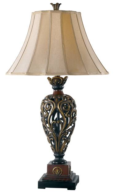 Kenroy Home Iron Lace Table Lamp
