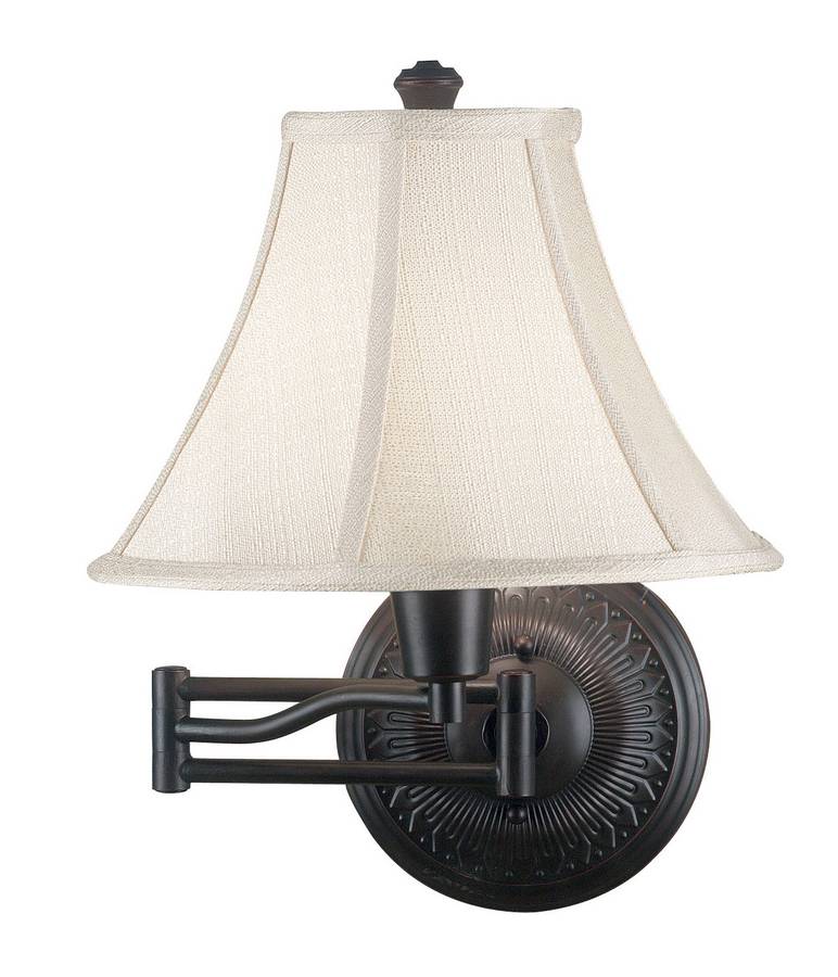Kenroy Home Amherst Swing Arm Wall Lamp - Oil Rubbed Bronze