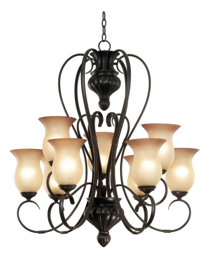 Kenroy Home Ponte Vedra 9 Light Chandelier