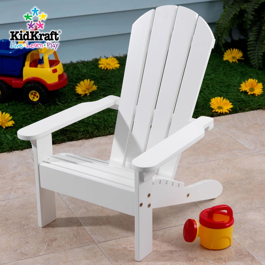 KidKraft Adirondack Chair - White