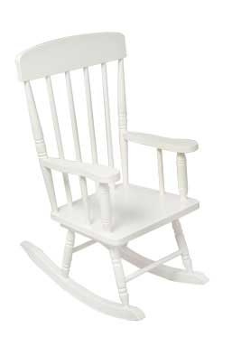 KidKraft Spindle Rocking Chair - White - Kidkraft 18301 at Homelement.com