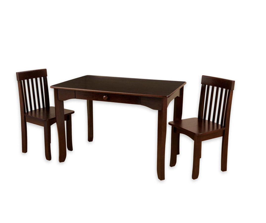 KidKraft Avalon Table and Chair Set - Espresso