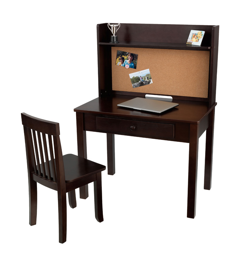 KidKraft Pinboard Desk with Hutch and Chair