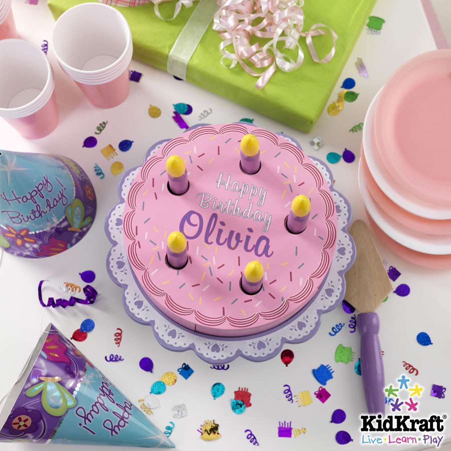 KidKraft Personalize It Birthday Cake Set