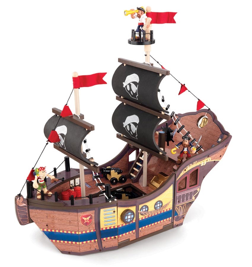 KidKraft Fun Explorers Pirate Ship Set.