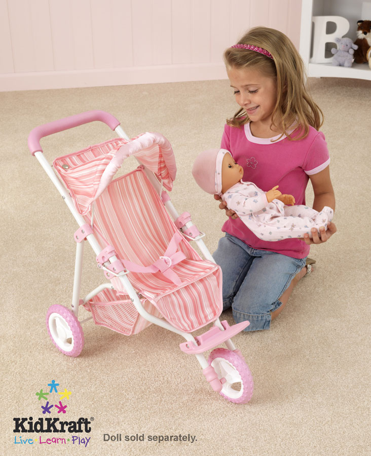 KidKraft On The Move Jogging Stroller - DollKraft by Kidkraft