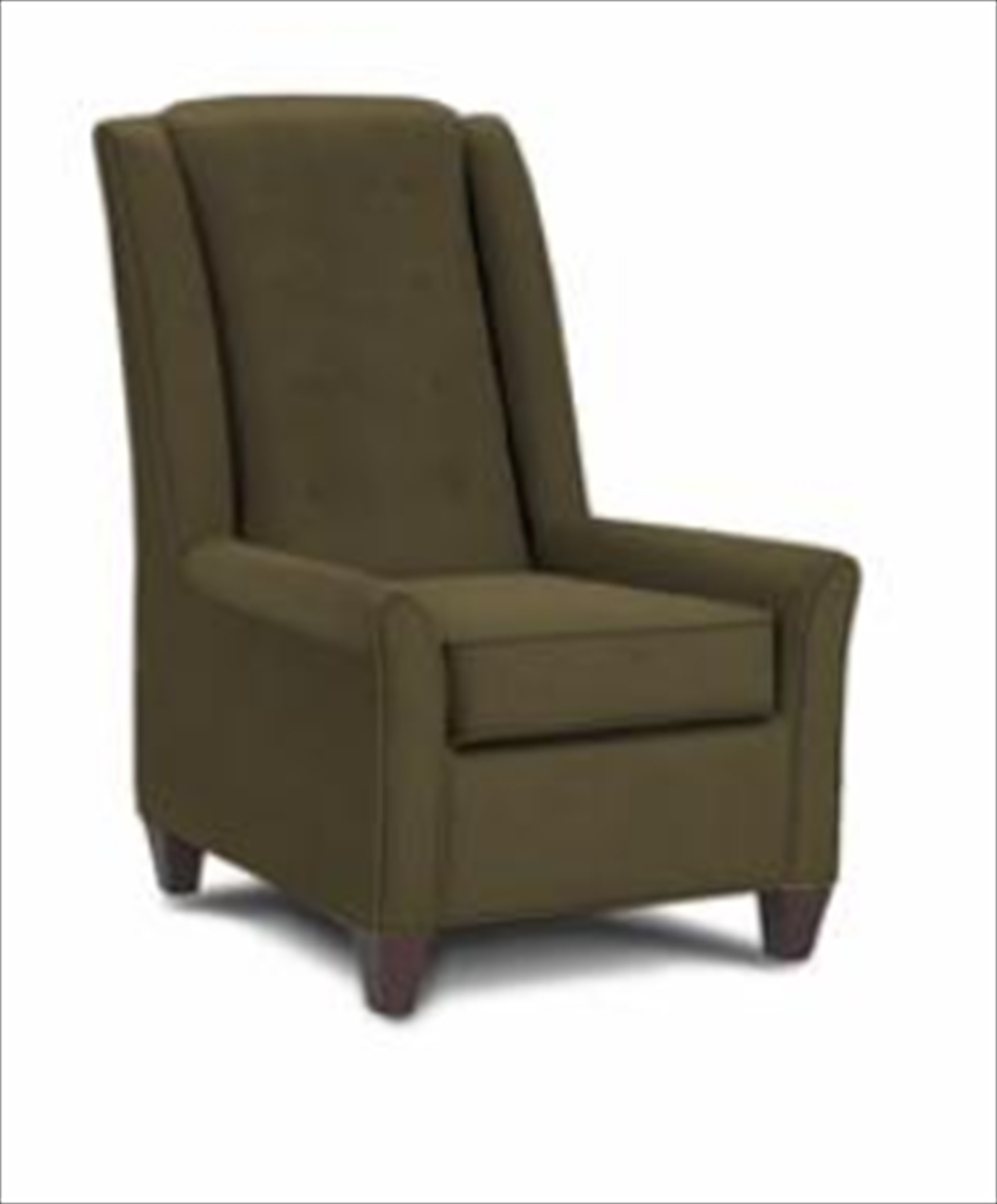 Klaussner Straight Chair - Willow Olive