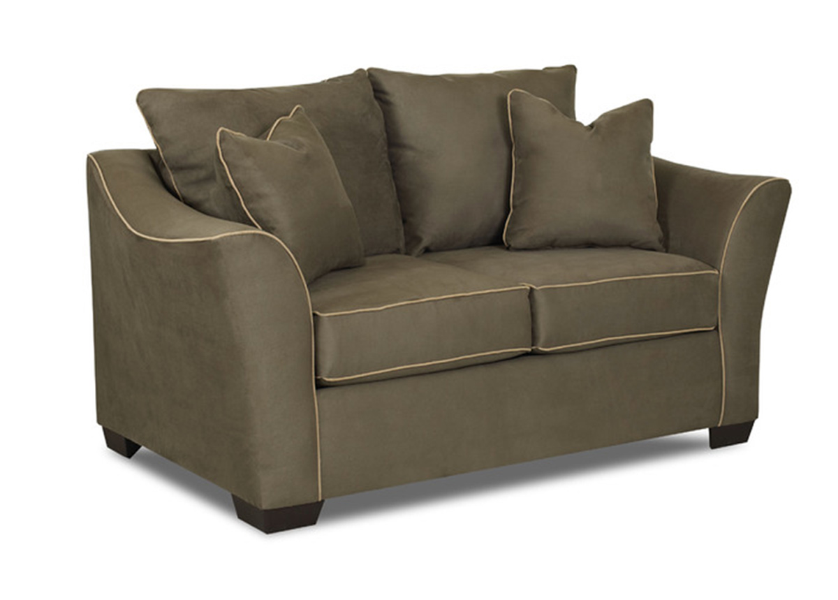 Klaussner Thompson Loveseat - Microsuede Thyme