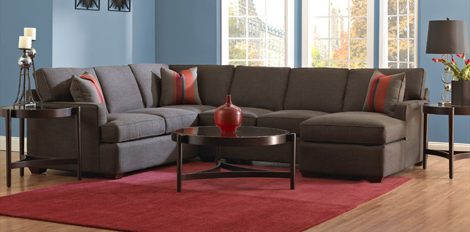 Klaussner Loomis Sectional Sofa Set - Dumdum Charcoal