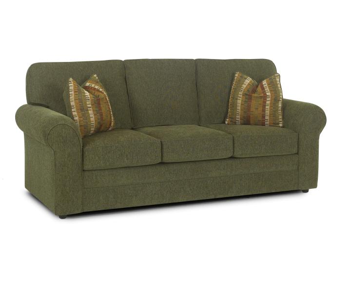 Klaussner Delaney Queen Sleeper Sofa Reames Green