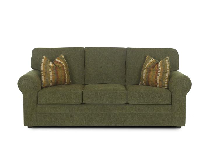 Klaussner Delaney Queen Sleeper Sofa Reames Green