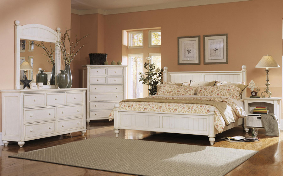 Klaussner Treasures White Bedroom Set Kl 842 Bed Set At