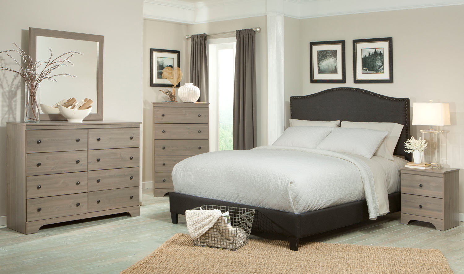Kith Furniture Raleigh Linen Bedroom Set