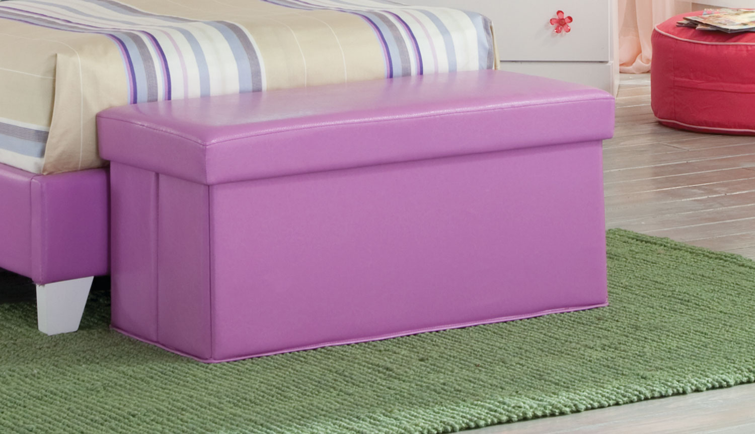 Kith Furniture Savannah Storage Bench - Lavender