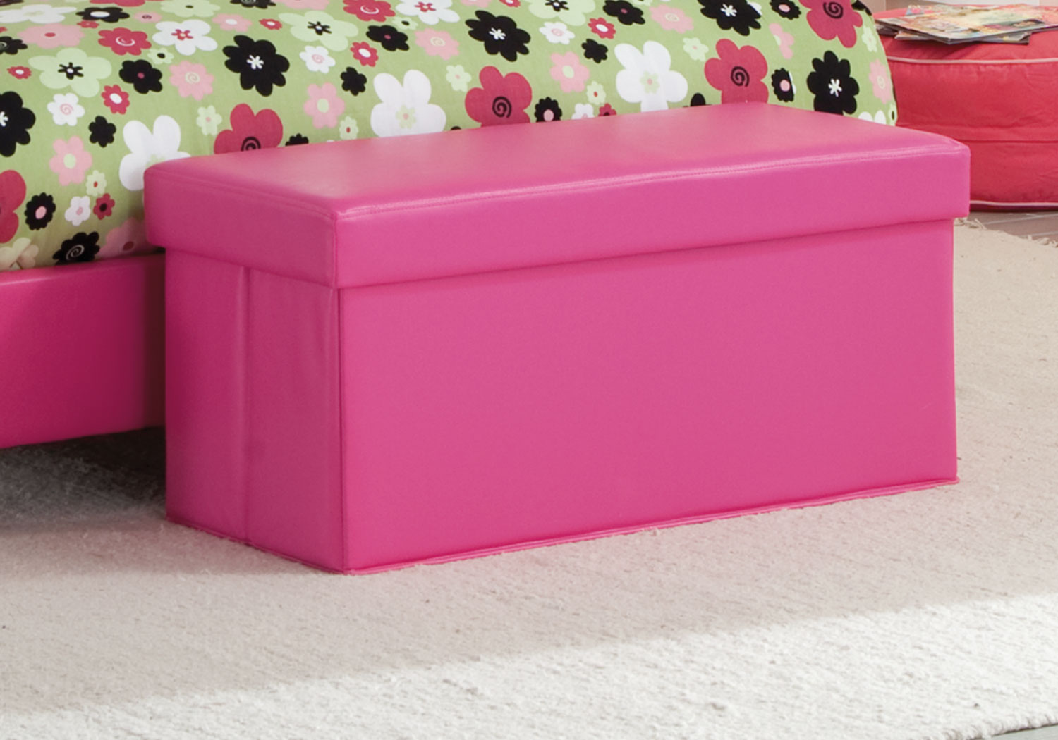 Kith Furniture Savannah Storage Bench - Pink