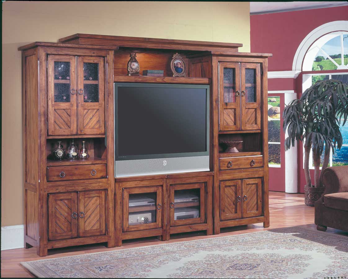 Parker House Lake House 4pc Entertainment Center