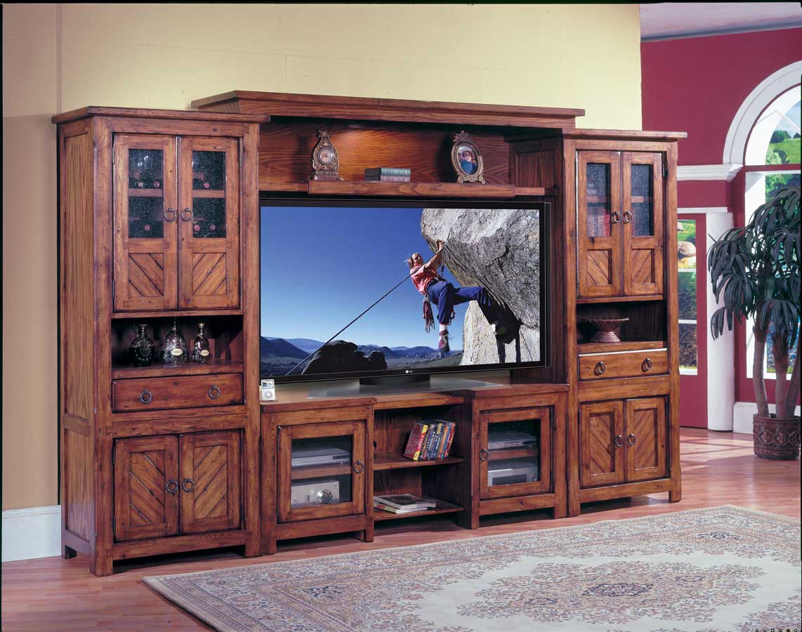 Parker House Lake House 4pc Entertainment Center