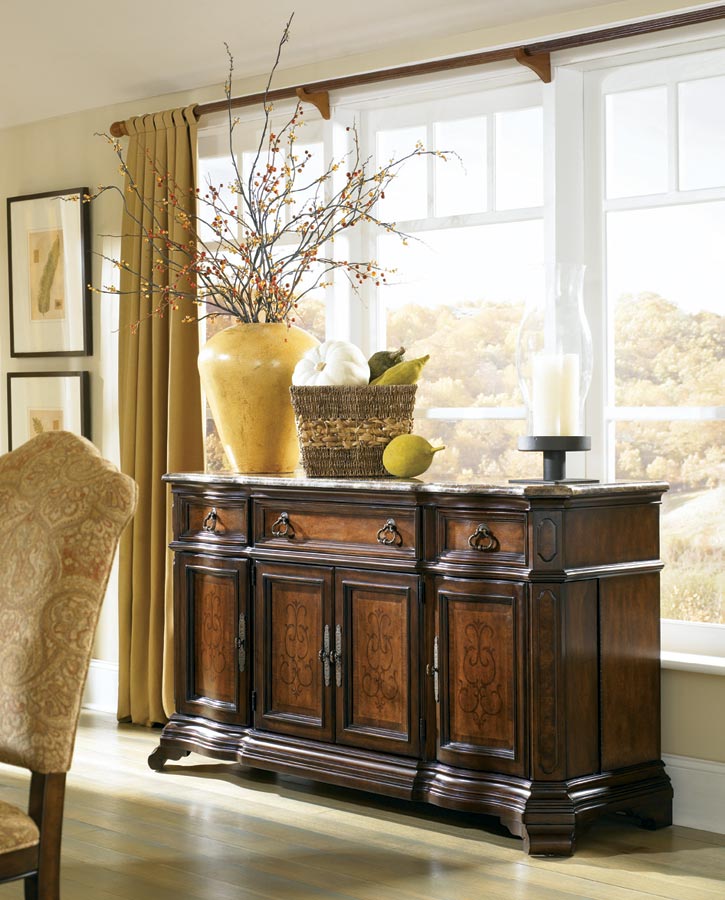 Legacy Classic Royal Tradition Credenza with Marble Top