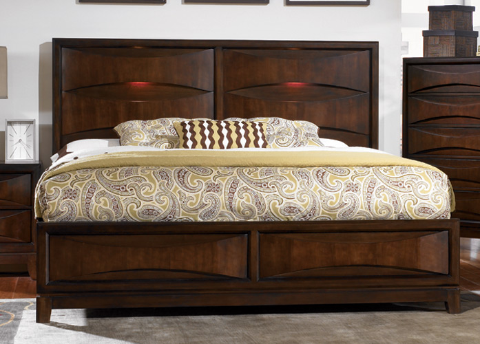 Legacy Classic Morgan Lane Lighted Panel Bed With Storage