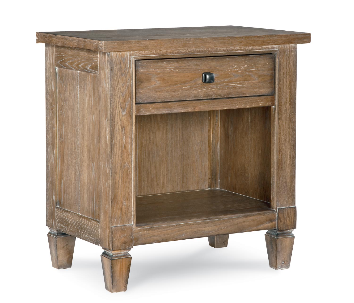 Legacy Classic Brownstone Village Open Night Stand - Aged Patina