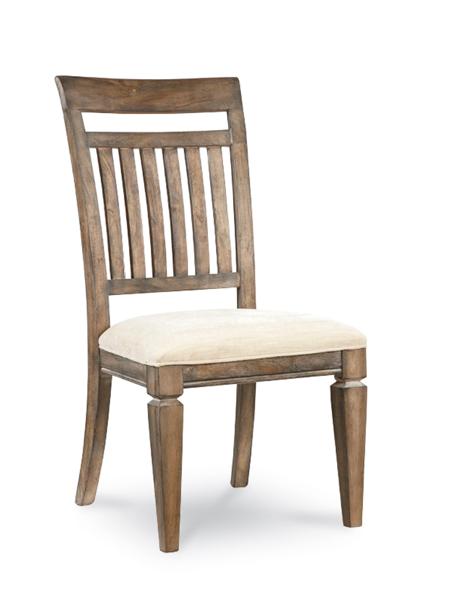 Legacy Classic Brownstone Village Slat Back Side Chair - Aged Patina