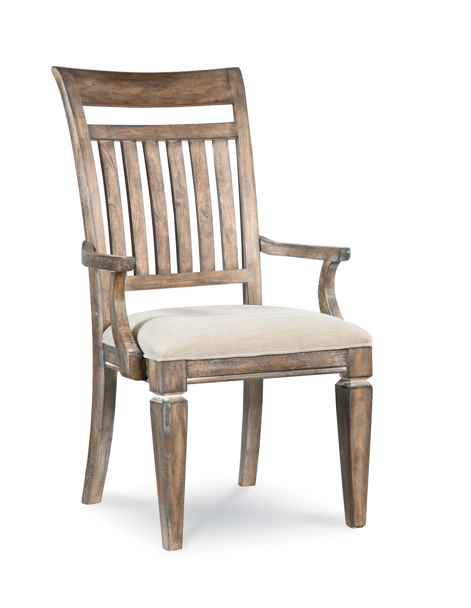 Legacy Classic Brownstone Village Slat Arm Side Chair - Aged Patina