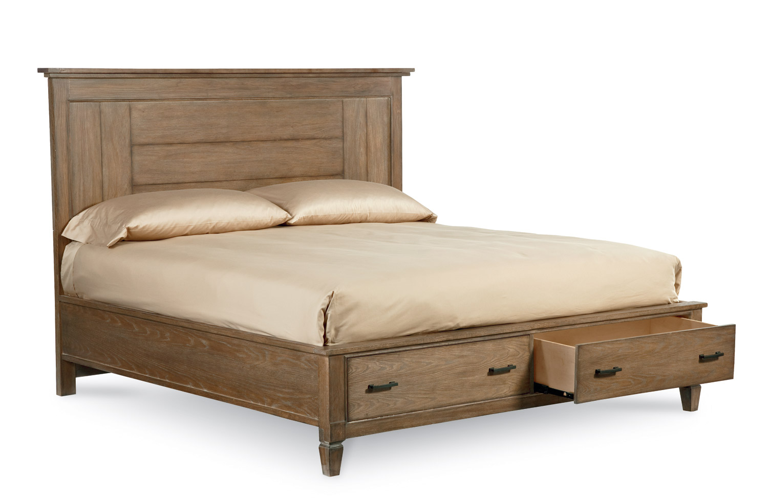 Legacy Classic Brownstone Village Panel Bed - Aged Patina