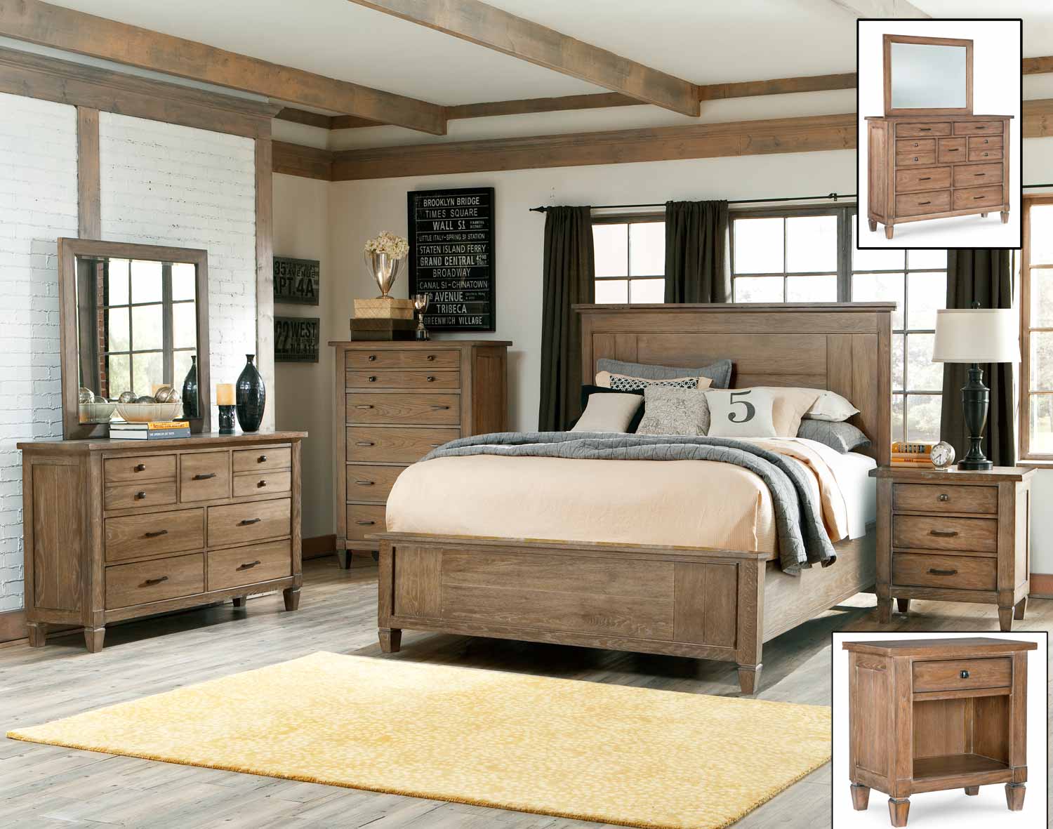 Brownstone village bedroom furniture