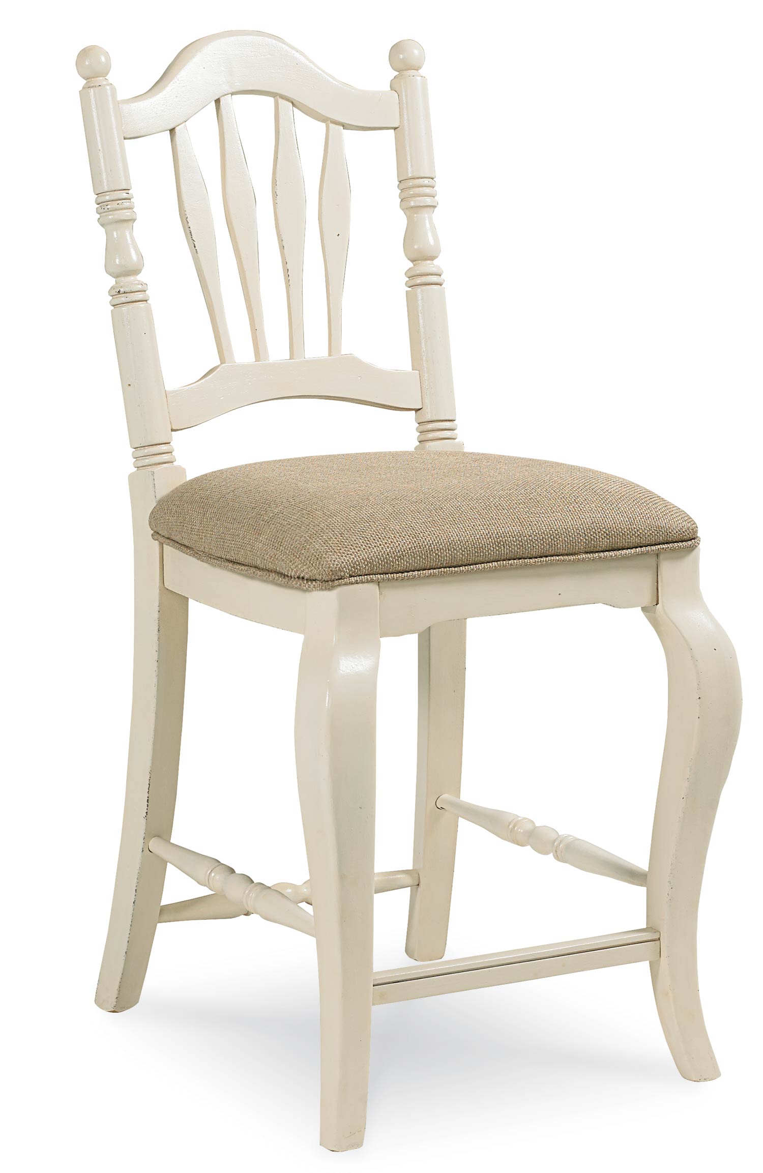 Legacy Classic Haven Pub Chair - Buttercream White/Slight Distressing