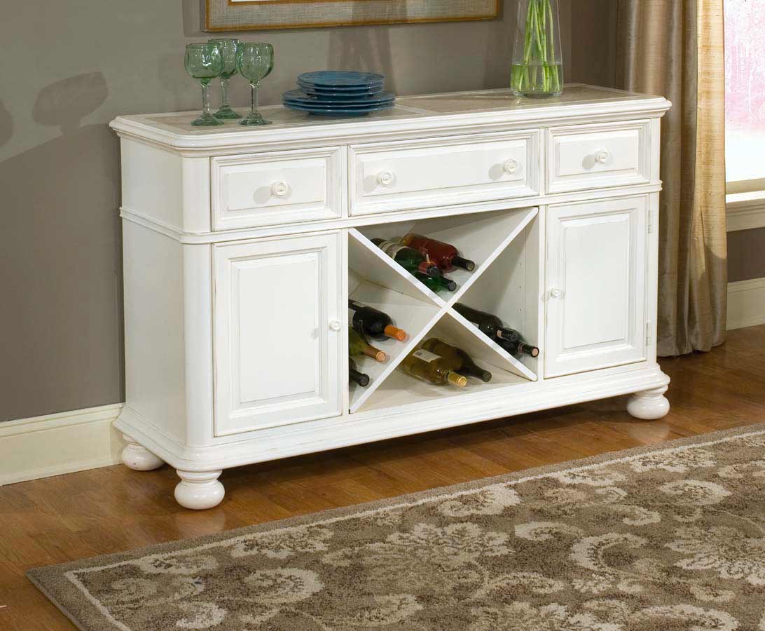 Legacy Classic South Hampton Credenza with Marble Top