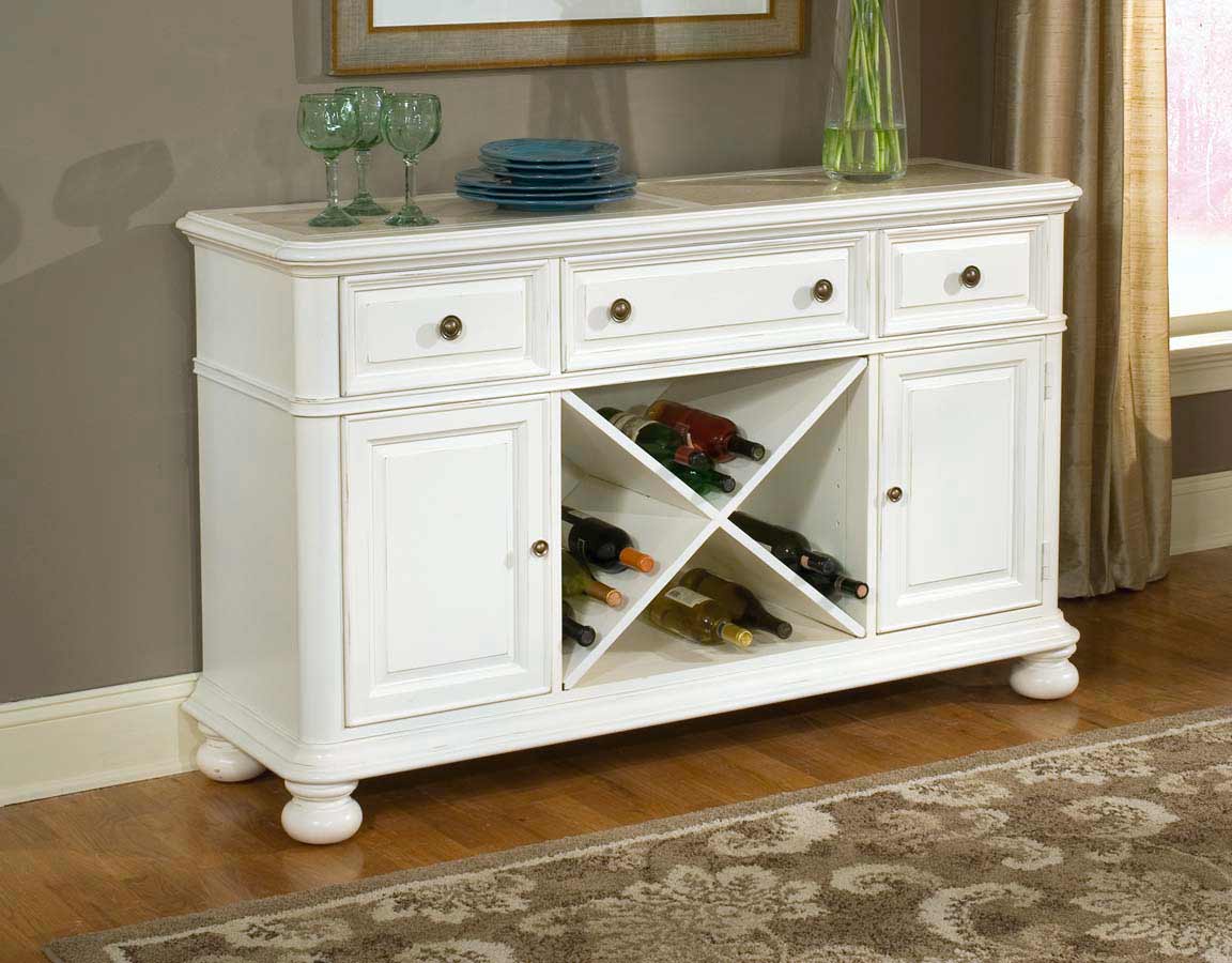 Legacy Classic South Hampton Credenza with Marble Top