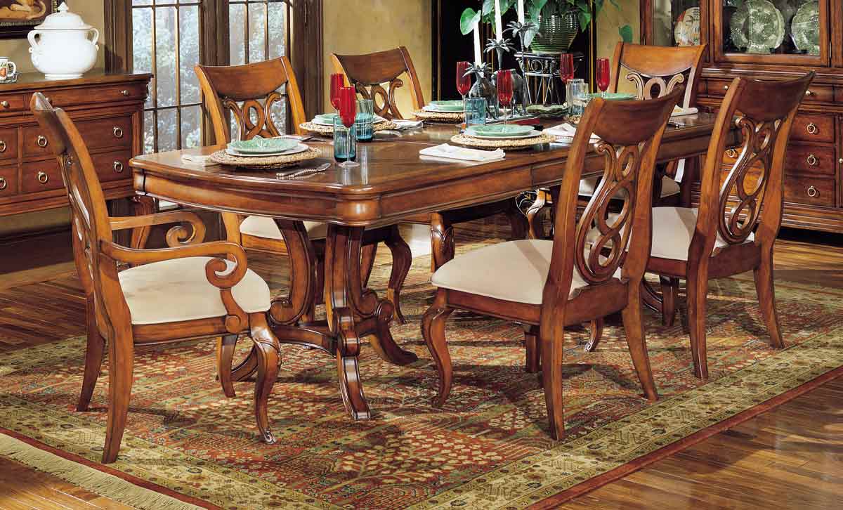 Legacy Classic Vintage Double Pedestal, Legacy Classic Dining Room Sets