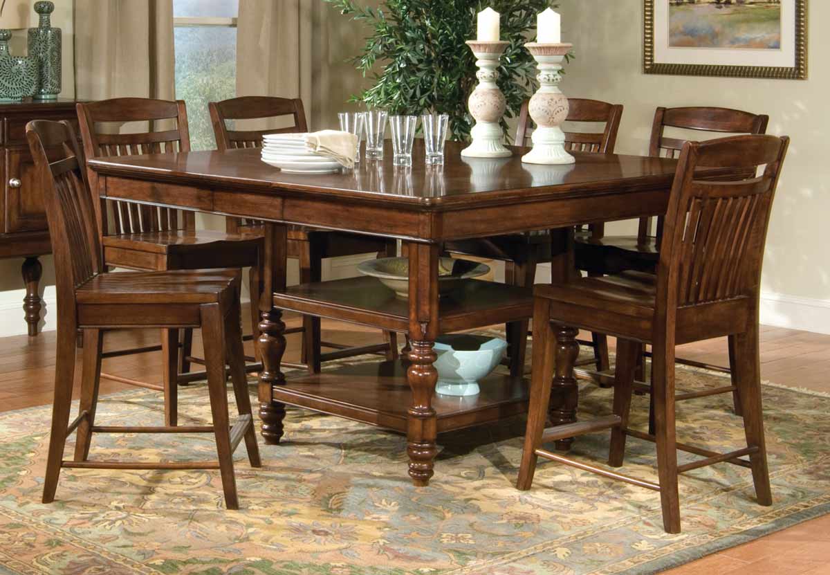 Legacy Classic Canyon Creek Pedestal Pub Dining Set