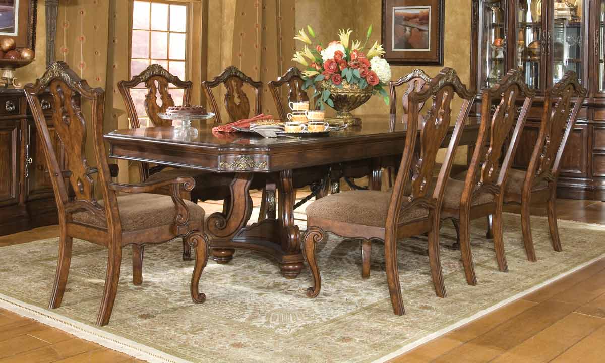 Legacy Classic Tuscan Manor Pedestal Dining Collection with Splat Back Chair