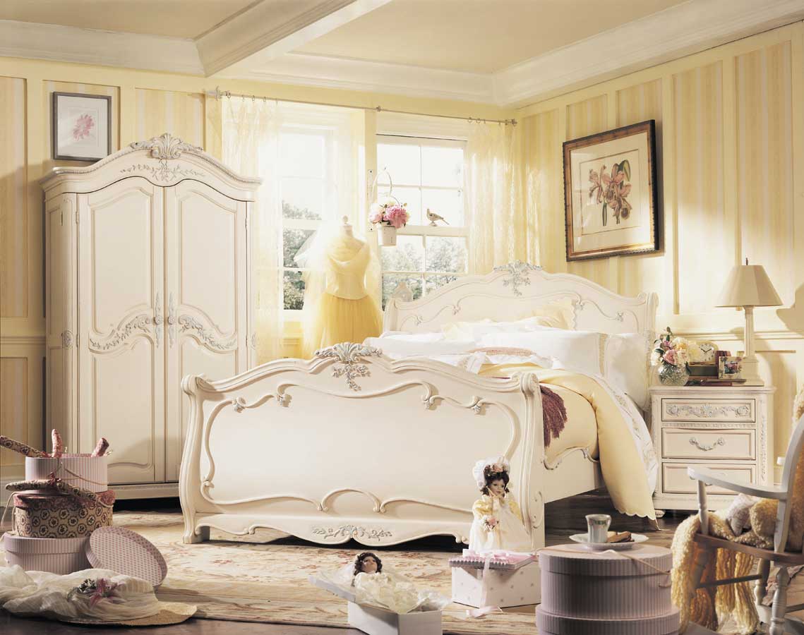 Lea Jessica McClintock Romance Sleigh Bed- Furniture