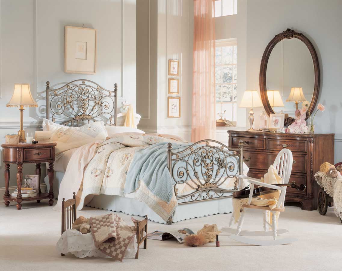 Lea Jessica McClintock Heirloom Metal Bedroom Collection- Furniture