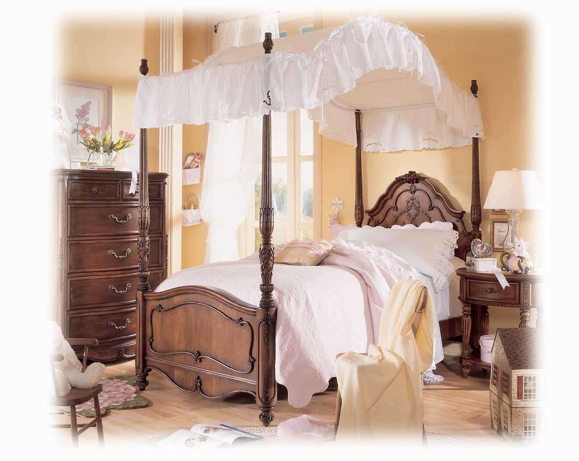 Lea Jessica McClintock Heirloom Poster Bed- Furniture 228 ...