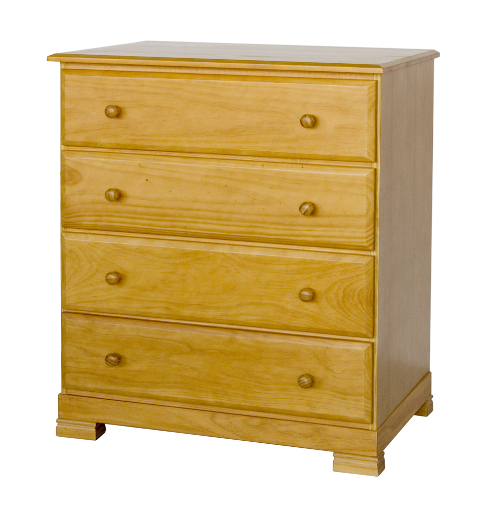 Da Vinci Kalani 4-Drawer Dresser in Honey Oak