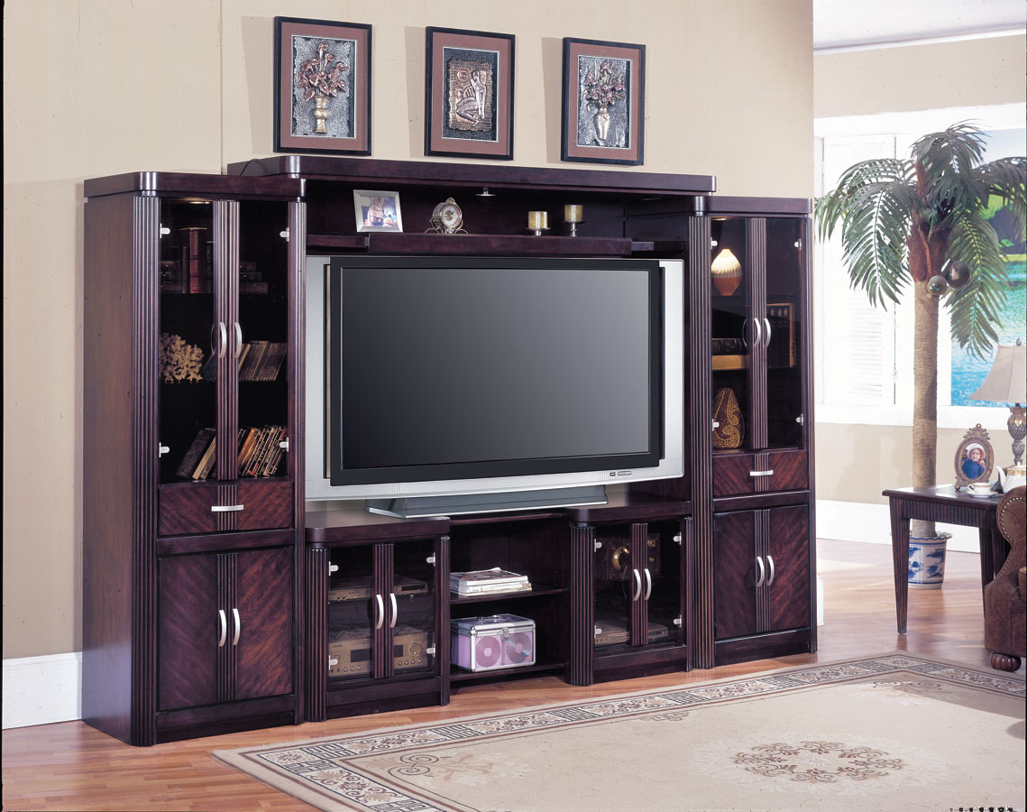 Parker House Manhattan 4 pc Entertainment Center