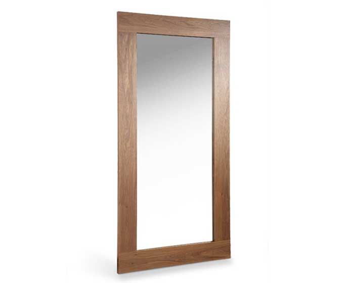 modloft Norfolk Mirror - Walnut - Modloft modloft Norfolk Mirror - Walnut - Modloft