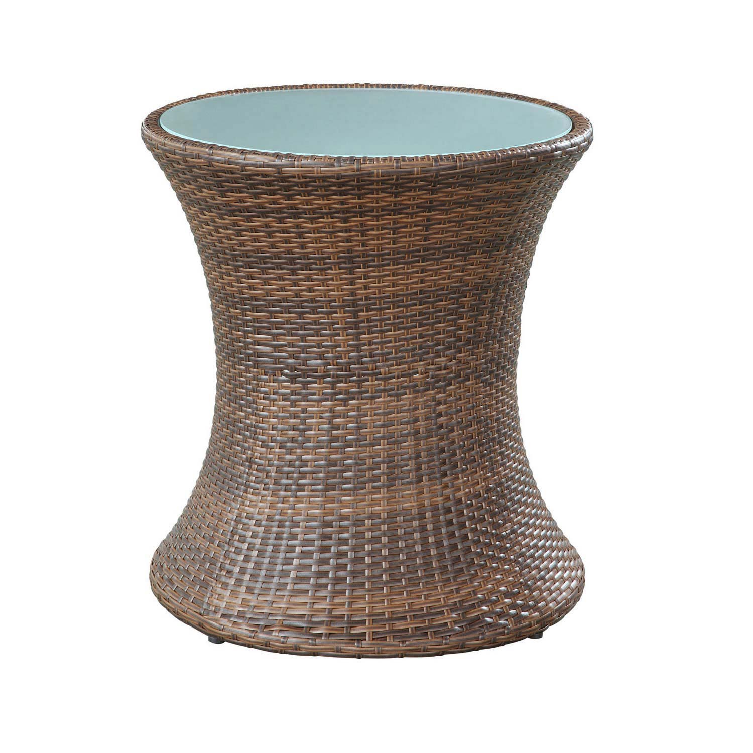 Modway Strum Patio Outdoor Patio Side Table Brown MWEEI1002 at