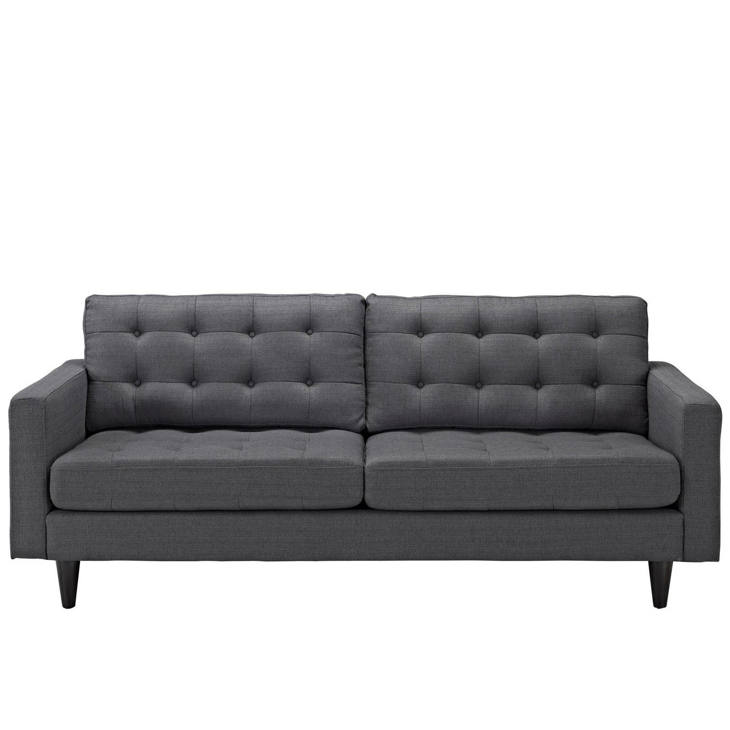Modway Empress Upholstered Sofa - Gray