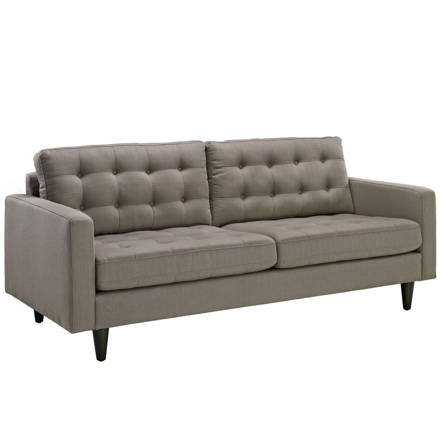 Modway Empress Upholstered Sofa - Granite